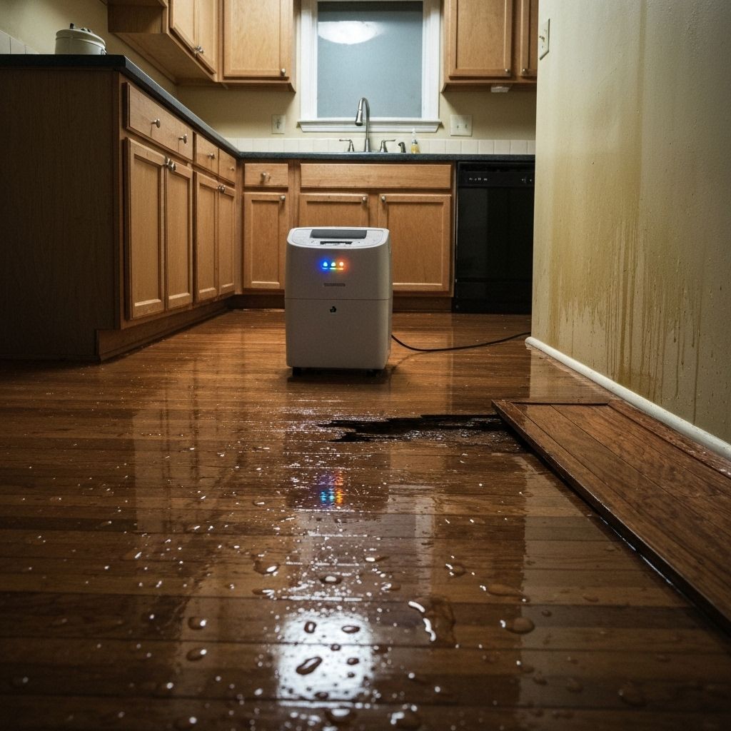 Water extraction equipment removing flood water in Minneapolis, MN